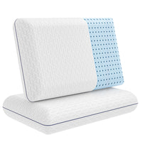 Thumbnail for Regal Ruby Gel Memory Foam Pillow - Bed Pillows with Viscose Made from Bamboo Pillow Cover, Cooling