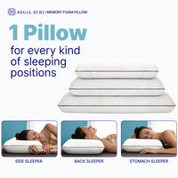 Thumbnail for Regal Ruby Gel Memory Foam Pillow - Bed Pillows with Viscose Made from Bamboo Pillow Cover, Cooling